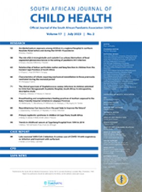 South African Journal Of Child Health雜志