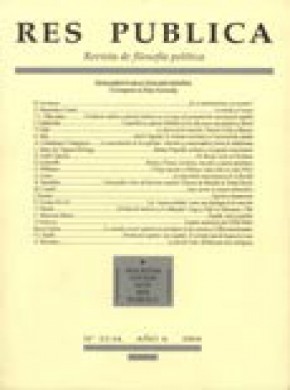 Res Publica-revista De Filosofia Politica雜志