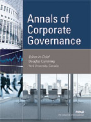 Annals Of Corporate Governance雜志