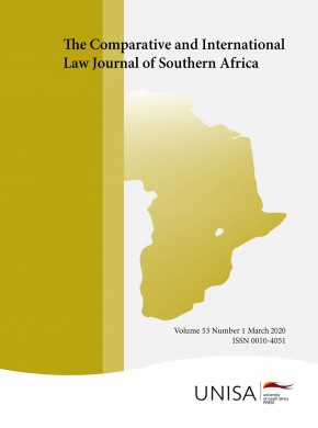 Comparative And International Law Journal Of Southern Africa-cilsa雜志