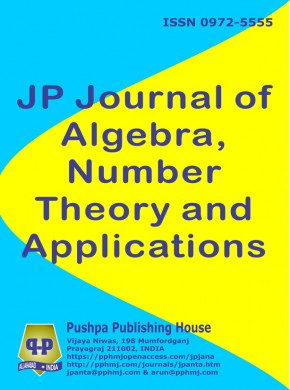 Jp Journal Of Algebra Number Theory And Applications雜志